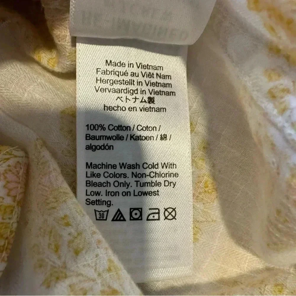 J.Crew Classic Button Up Shirt Long Sleeve Floral Classic Office Casual Career 2